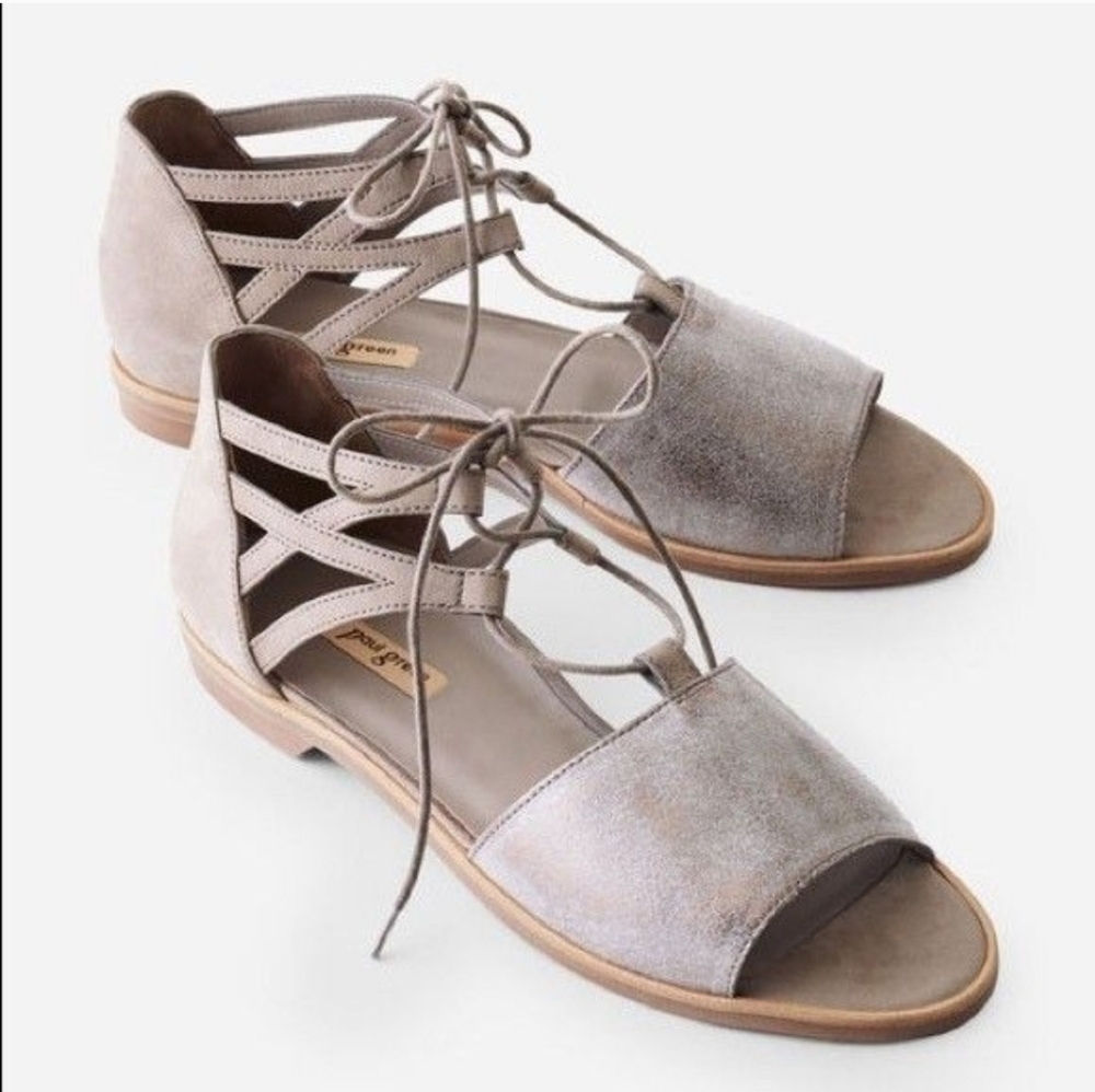 🔥 Paul Green Morea Sandals, Smoke Truffle (5.5 UK / 8.0 US)
